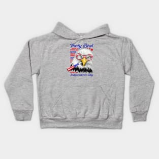 Party Bird - Independence Day Kids Hoodie